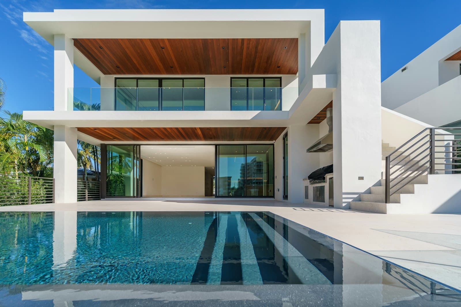 Seafront villa with a private beach